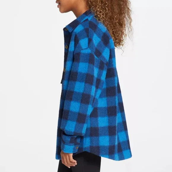 NWT DSG Girls' Plaid Shacket - Picture 4 of 9
